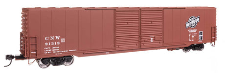60' Pullman-Standard Double Door Auto Parts Boxcar - Ready to Run -- Chicago & North Western(TM) #91319-2