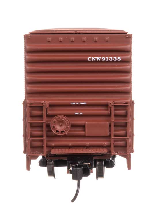 60' Pullman-Standard Double Door Auto Parts Boxcar - Ready to Run -- Chicago & North Western(TM) #91338-3
