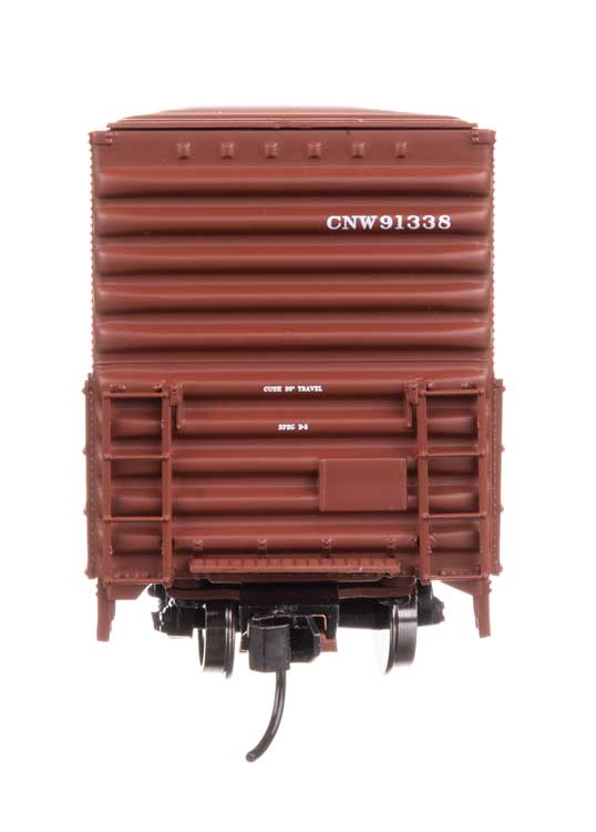 60' Pullman-Standard Double Door Auto Parts Boxcar - Ready to Run -- Chicago & North Western(TM) #91338-4