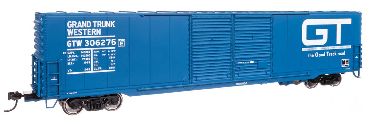 60' Pullman-Standard Double Door Auto Parts Boxcar - Ready to Run -- Grand Trunk Western #306275-2