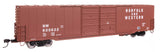 60' Pullman-Standard Double Door Auto Parts Boxcar - Ready to Run -- Norfolk & Western #600622-2