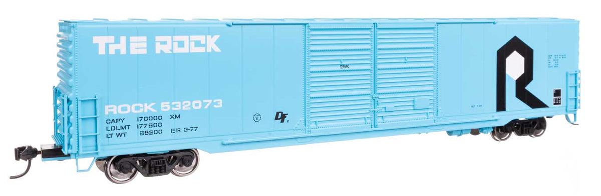 60' Pullman-Standard Double Door Auto Parts Boxcar - Ready to Run -- Rock Island #532073-2