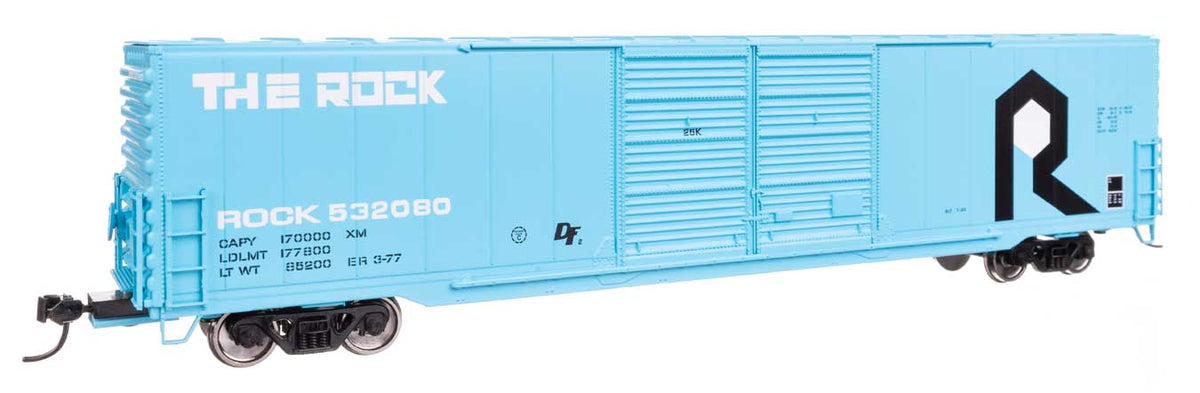 60' Pullman-Standard Double Door Auto Parts Boxcar - Ready to Run -- Rock Island #532080-1