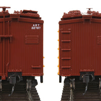 40' Wood Reefer with Wood Ends & Roof -- American Refrigerator Transit(TM) #22787 (Missouri Pacific / Wabash Logos)