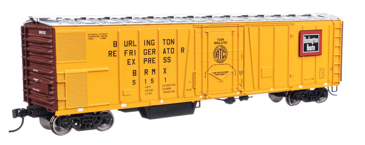 50' AAR Mechanical Refrigerator Car - Ready-to-Run -- Chicago, Burlington & Quincy #5151-2