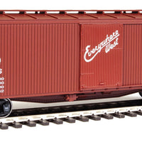 40' USRA Wood Boxcar - Ready To Run -- Chicago, Burlington & Quincy #120606 (Boxcar Red, "Everywhere West" Slogan