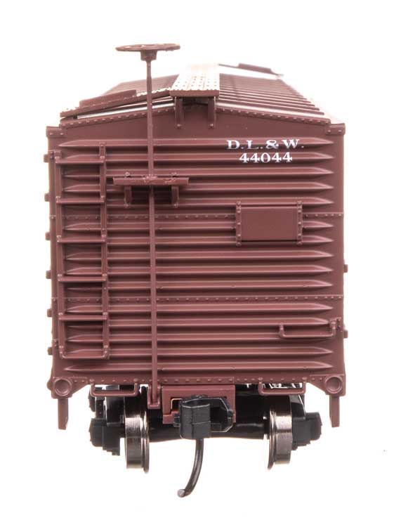 40' Double Sheathed Wood Boxcar - Ready to Run -- Delaware, Lackawanna & Western #44044-3