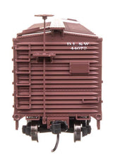 40' Double Sheathed Wood Boxcar - Ready to Run -- Delaware, Lackawanna & Western #44072-3