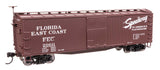 40' Double Sheathed Wood Boxcar - Ready to Run -- Florida East Coast #20611-1