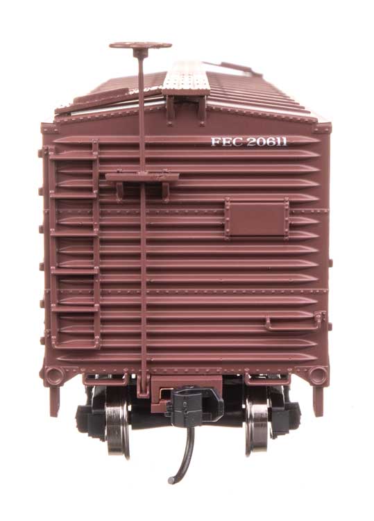 40' Double Sheathed Wood Boxcar - Ready to Run -- Florida East Coast #20611-3
