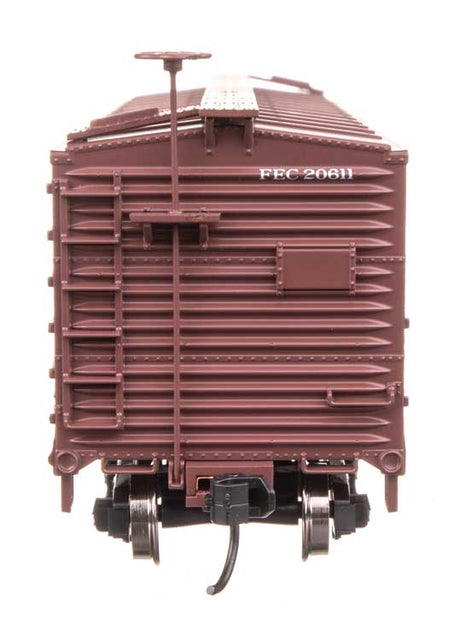 40' Double Sheathed Wood Boxcar - Ready to Run -- Florida East Coast #20611-3