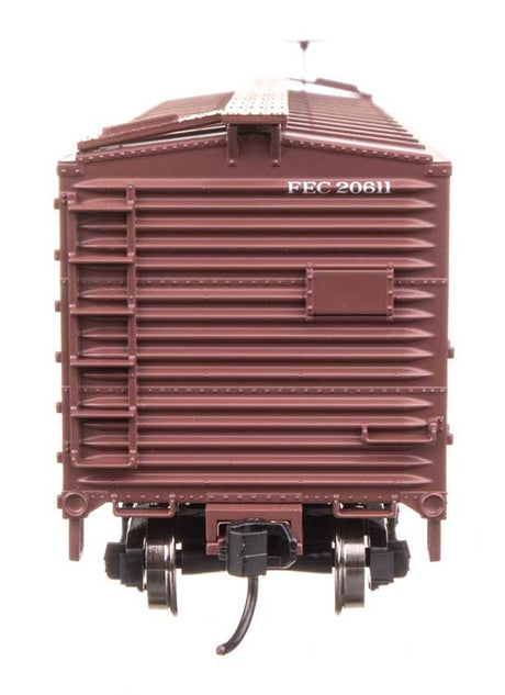 40' Double Sheathed Wood Boxcar - Ready to Run -- Florida East Coast #20611-4