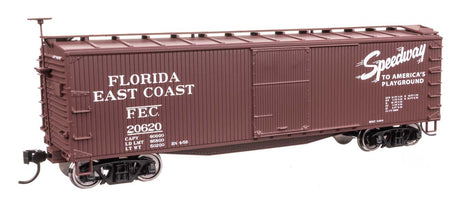 40' Double Sheathed Wood Boxcar - Ready to Run -- Florida East Coast #20620-1