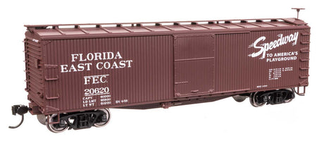 40' Double Sheathed Wood Boxcar - Ready to Run -- Florida East Coast #20620-2