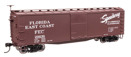 40' Double Sheathed Wood Boxcar - Ready to Run -- Florida East Coast #20636-1