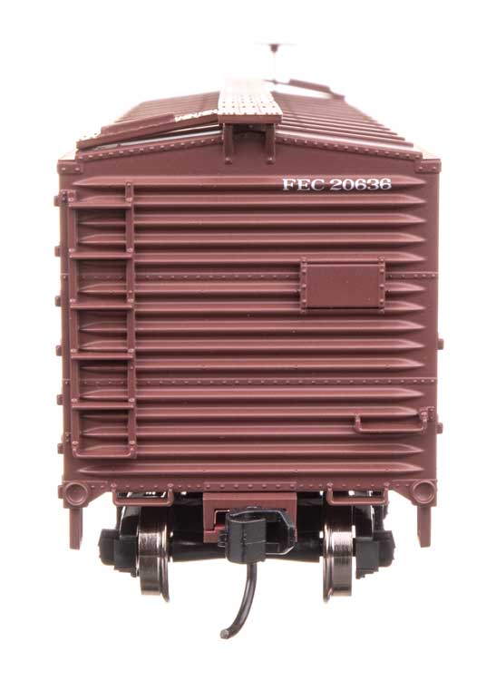40' Double Sheathed Wood Boxcar - Ready to Run -- Florida East Coast #20636-4