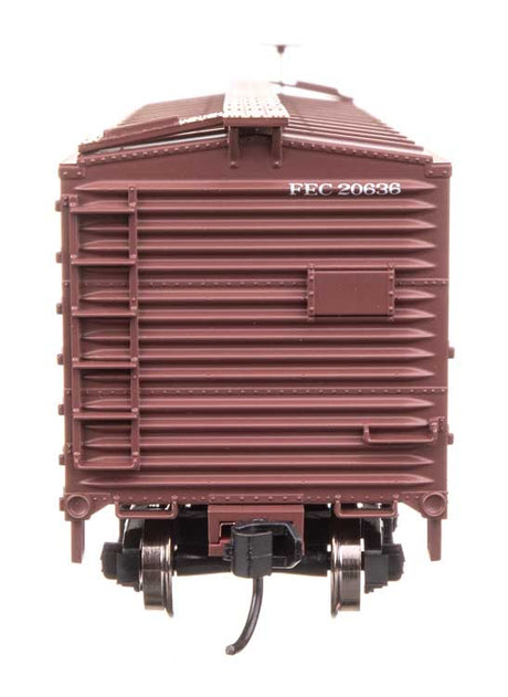 40' Double Sheathed Wood Boxcar - Ready to Run -- Florida East Coast #20636-4