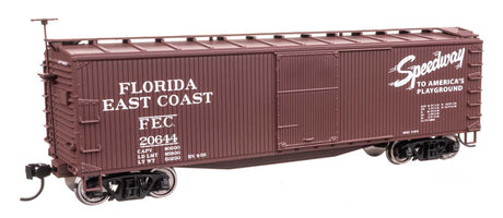 40' Double Sheathed Wood Boxcar - Ready to Run -- Florida East Coast #20644-1