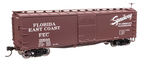 40' Double Sheathed Wood Boxcar - Ready to Run -- Florida East Coast #20644-2