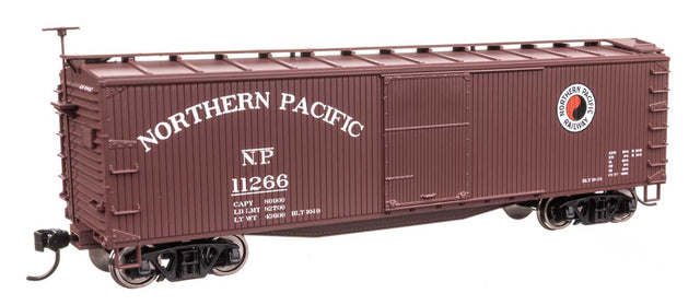 40' Double Sheathed Wood Boxcar - Ready to Run -- Northern Pacific #11266-1