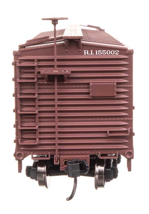 40' Double Sheathed Wood Boxcar - Ready to Run -- Rock Island #155002-3
