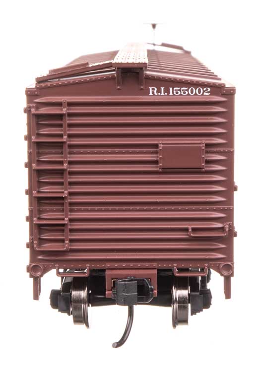 40' Double Sheathed Wood Boxcar - Ready to Run -- Rock Island #155002-4