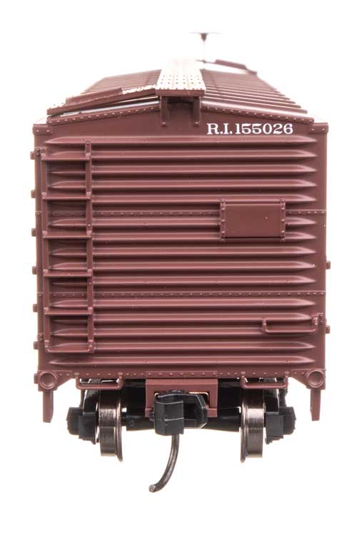 40' Double Sheathed Wood Boxcar - Ready to Run -- Rock Island #155026-4