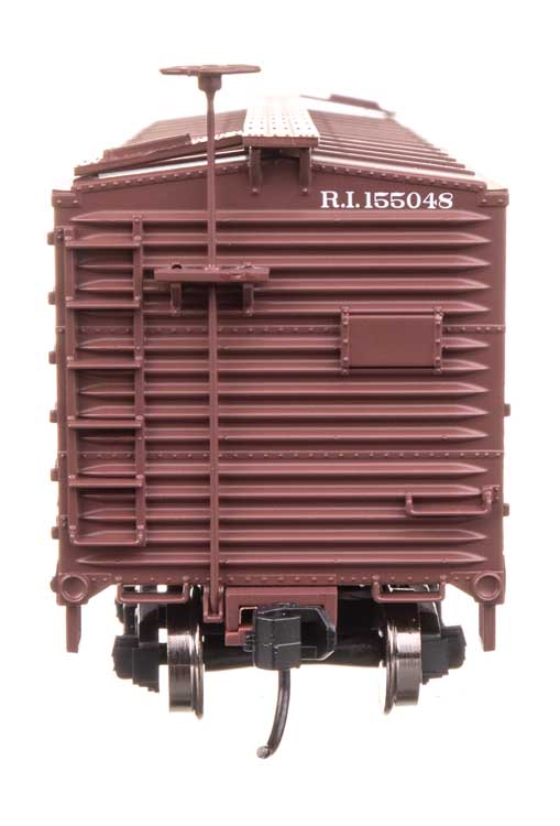 40' Double Sheathed Wood Boxcar - Ready to Run -- Rock Island #155048-3