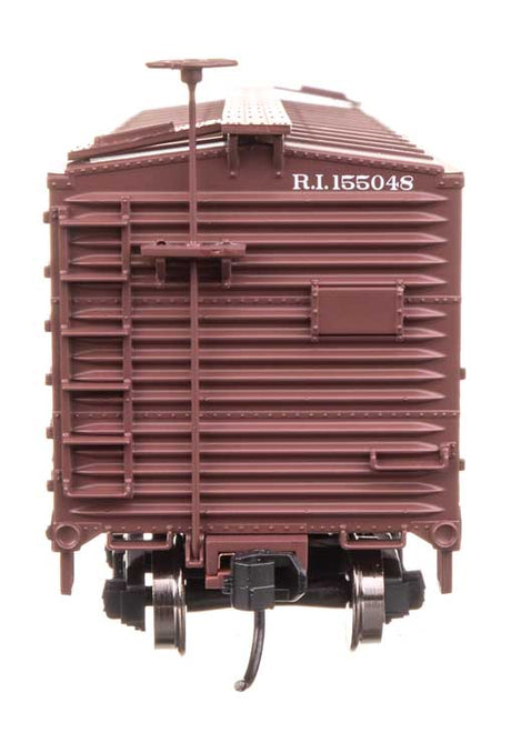 40' Double Sheathed Wood Boxcar - Ready to Run -- Rock Island #155048-3