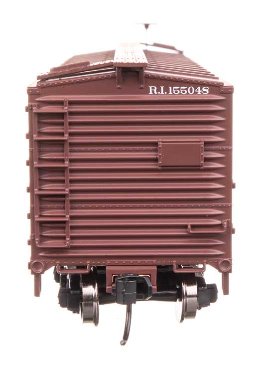 40' Double Sheathed Wood Boxcar - Ready to Run -- Rock Island #155048-4