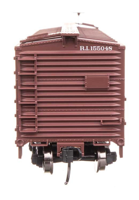 40' Double Sheathed Wood Boxcar - Ready to Run -- Rock Island #155048-4