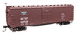 40' Double Sheathed Wood Boxcar - Ready to Run -- St. Louis-San Francisco #128522 (Frisco)-1