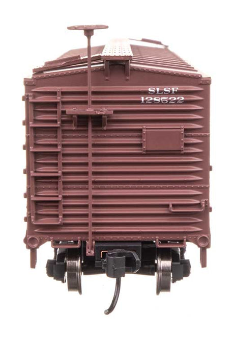 40' Double Sheathed Wood Boxcar - Ready to Run -- St. Louis-San Francisco #128522 (Frisco)-3