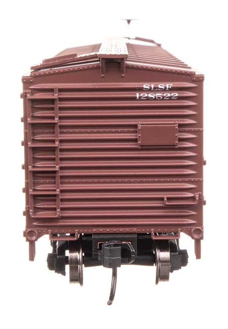 40' Double Sheathed Wood Boxcar - Ready to Run -- St. Louis-San Francisco #128522 (Frisco)-4