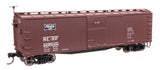 40' Double Sheathed Wood Boxcar - Ready to Run -- St. Louis-San Francisco #128525 (Frisco)-1