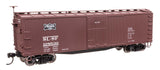 40' Double Sheathed Wood Boxcar - Ready to Run -- St. Louis-San Francisco #128530 (Frisco)-1