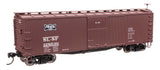 40' Double Sheathed Wood Boxcar - Ready to Run -- St. Louis-San Francisco #128530 (Frisco)-2