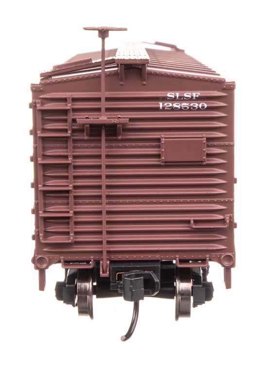 40' Double Sheathed Wood Boxcar - Ready to Run -- St. Louis-San Francisco #128530 (Frisco)-3