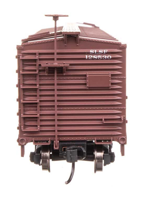 40' Double Sheathed Wood Boxcar - Ready to Run -- St. Louis-San Francisco #128530 (Frisco)-3