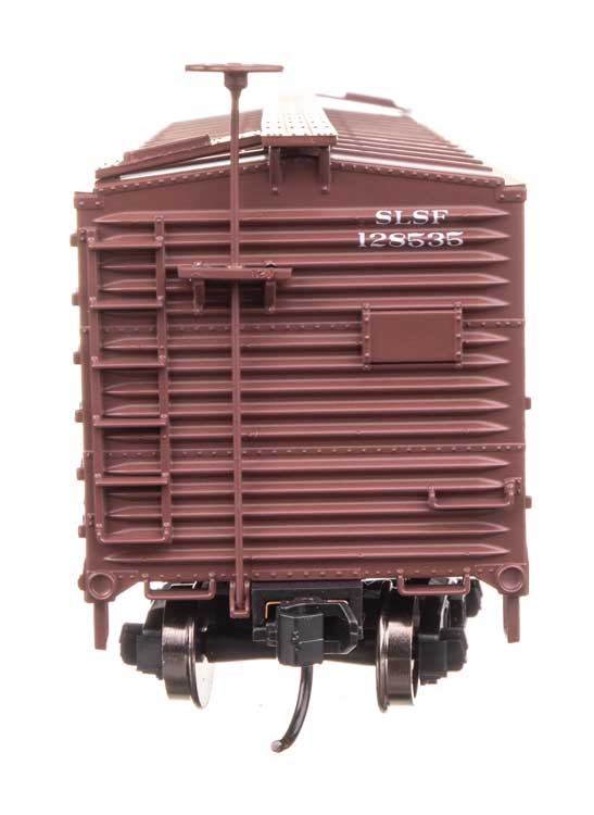 40' Double Sheathed Wood Boxcar - Ready to Run -- St. Louis-San Francisco #128535 (Frisco)-3