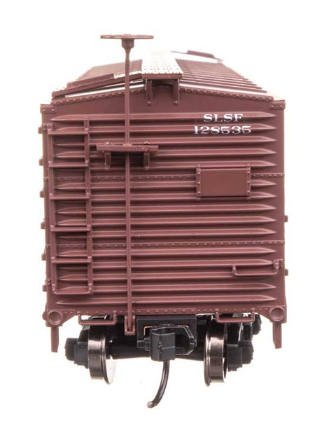 40' Double Sheathed Wood Boxcar - Ready to Run -- St. Louis-San Francisco #128535 (Frisco)-3