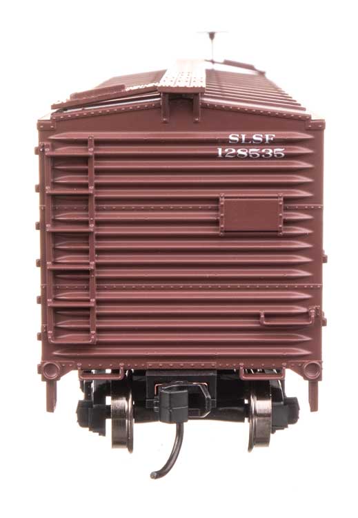 40' Double Sheathed Wood Boxcar - Ready to Run -- St. Louis-San Francisco #128535 (Frisco)-4