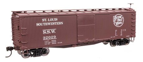 40' Double Sheathed Wood Boxcar - Ready to Run -- Cotton Belt-St. Louis Southwestern SSW #32029-2