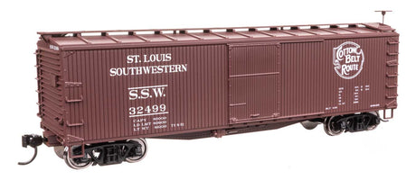 40' Double Sheathed Wood Boxcar - Ready to Run -- Cotton Belt-St. Louis Southwestern SSW #32499-2