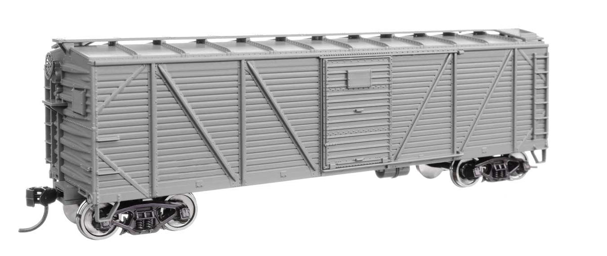 40' ARA Single Sheathed Boxcar with Dreadnaught Ends - Ready to Run -- Undecorated