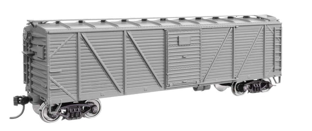 40' ARA Single Sheathed Boxcar with Dreadnaught Ends - Ready to Run -- Undecorated