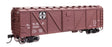 40' ARA Single Sheathed Boxcar with Dreadnaught Ends - Ready to Run -- Santa Fe #125909-1