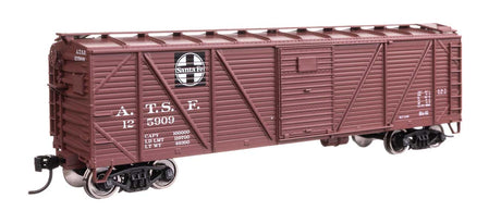 40' ARA Single Sheathed Boxcar with Dreadnaught Ends - Ready to Run -- Santa Fe #125909-1