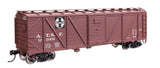 40' ARA Single Sheathed Boxcar with Dreadnaught Ends - Ready to Run -- Santa Fe #125909-2