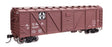 40' ARA Single Sheathed Boxcar with Dreadnaught Ends - Ready to Run -- Santa Fe #125928-1